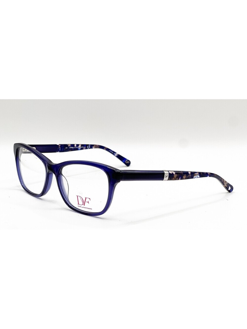 Diane Von Furstenberg DVF5068 424 Tortoise Blue Authentic Eyeglass Frames 53-17